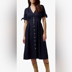 Buffalo David Bitton buttoned linen dress